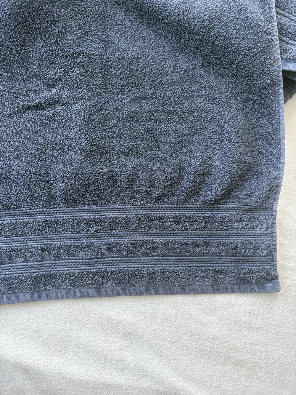 Tommy Bahama Set of 4 100% Cotton Bath and Hand Towels Navy Blue